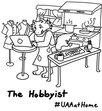 UAA at Home - The Hobbyist | Covid-19 Campaign | Vector