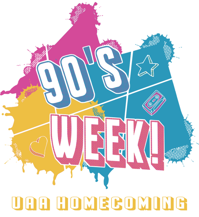 90s Week Homecoming | UAA | Vector