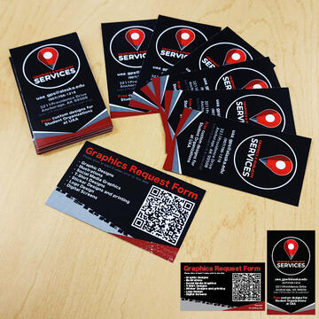 Graphics and Publicity Services Business Cards