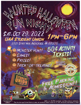 Haunted Halloween Fun Night 2022 | UAA | 8.5x11 print
