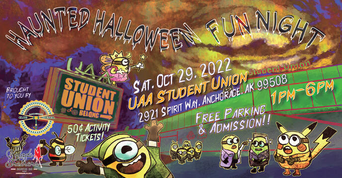 Haunted Halloween Fun Night 2022 | UAA | Facebook Event Image
