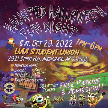 Haunted Halloween Fun Night 2022 | UAA | Social Media Square