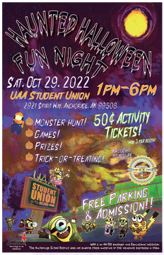 Haunted Halloween Fun Night 2022 | UAA | 11x17 print