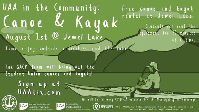 UAA in The Community: Canoe and Kayak | UAA | Social Media Cover/ Vertical Screen