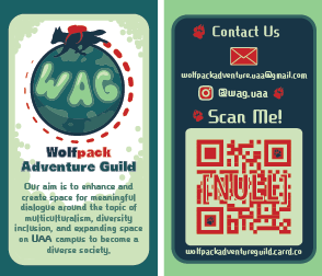 WAG | UAA | Vector Business card