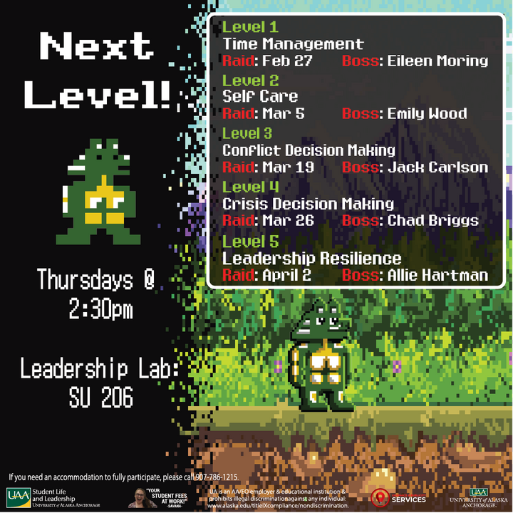 Next Level Leadership | UAA | Social Media Square