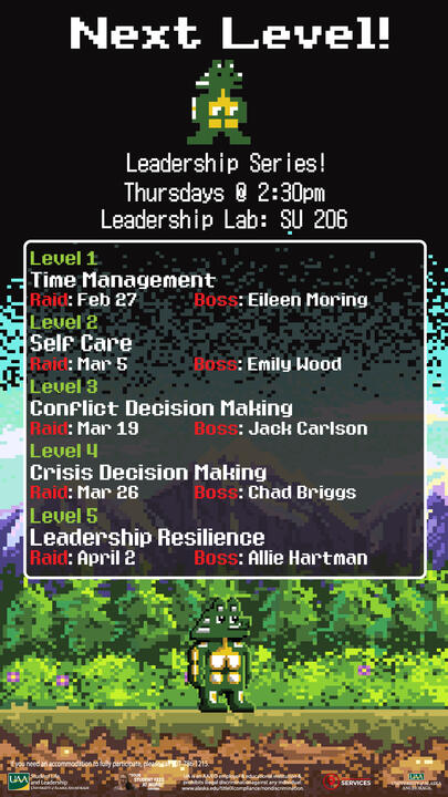 Next Level Leadership | UAA | Vertical Screen